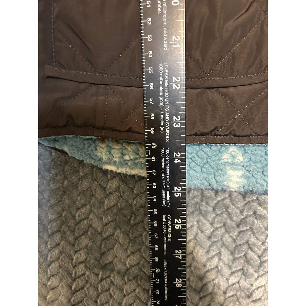 Ariat Dilon 2.0 Reversible Insulated Vest Womens M Brown Quilted Fleece Lined - Picture 5 of 5